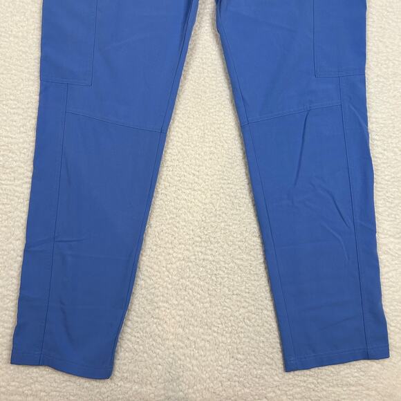 Figs Mens Size M Axim Cargo Scrub Pants Drawstring Medical Career Ceil Blue - Picture 3 of 10